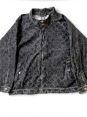 Heaven or Hell Limited Edition genuine black jean denim trucker hip hop jacket